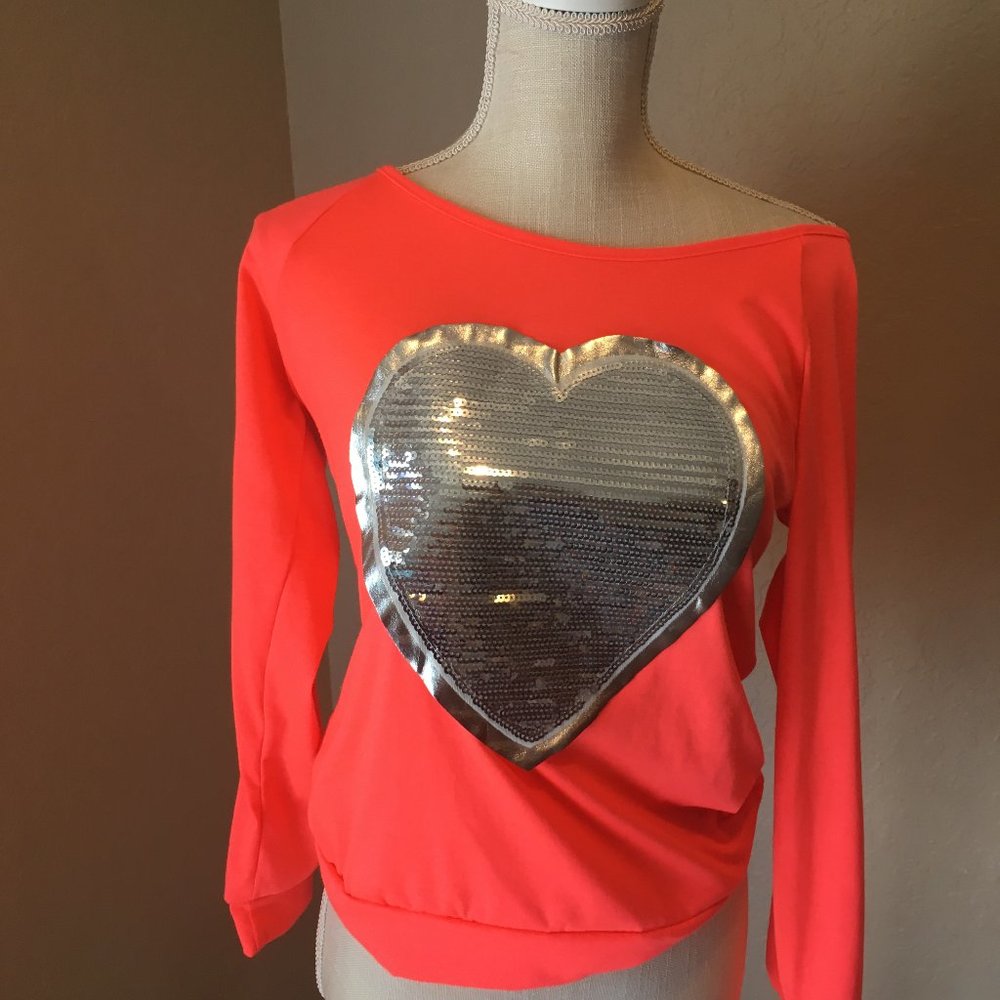 Hot Pink Heart Shirt